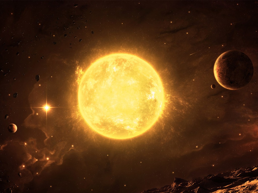 Widescreen-Wallpaper Star Earth (3) #20 - 1024x768