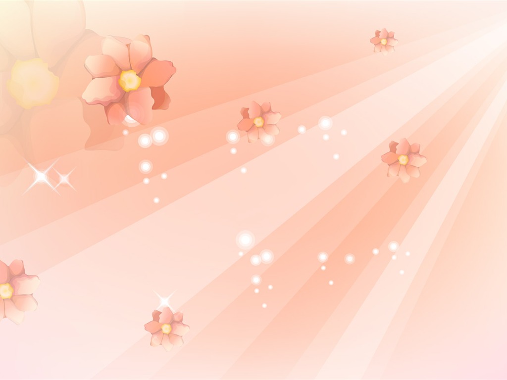 炫彩花紋 壁紙(七) #10 - 1024x768