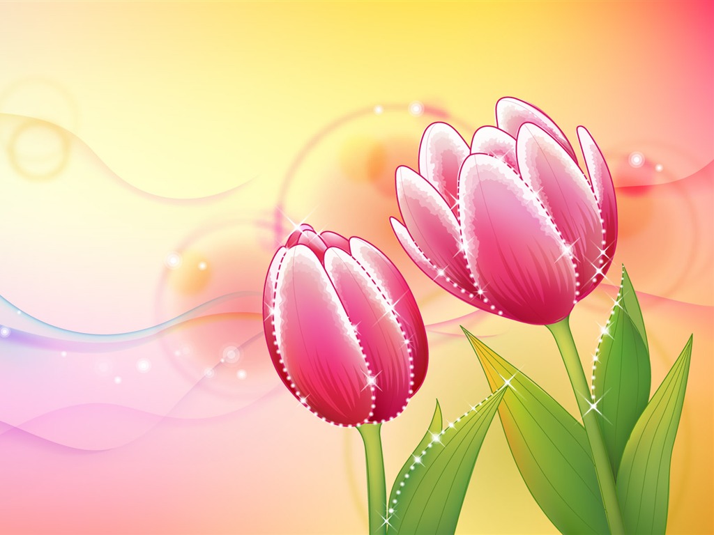 Colorful pattern wallpaper (7) #20 - 1024x768
