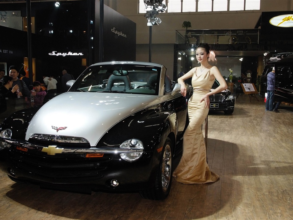 2010北京國際車展香車美女(螺紋鋼作品) #15 - 1024x768