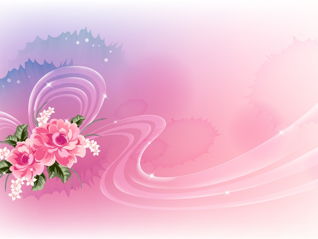 炫彩花紋 壁紙(八) #14 - 1024x768