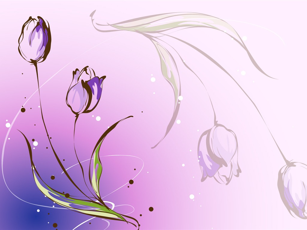 炫彩花纹 壁纸(九)6 - 1024x768