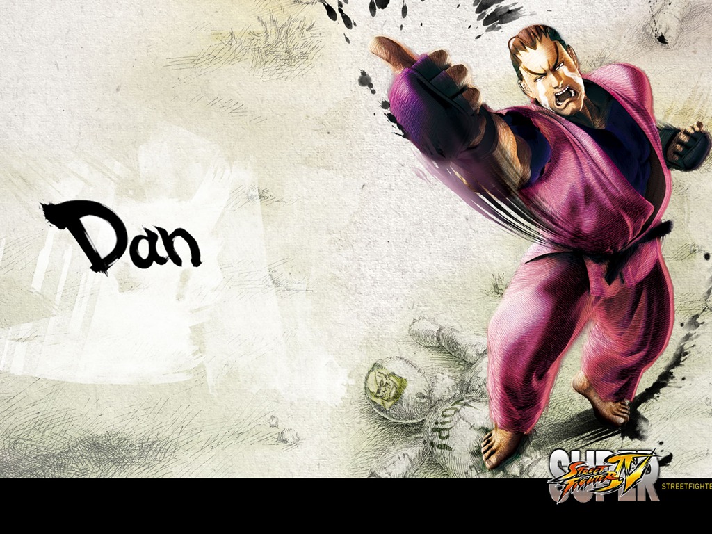 Super Street Fighter 4 inkoustové čínském stylu wallpaper #5 - 1024x768