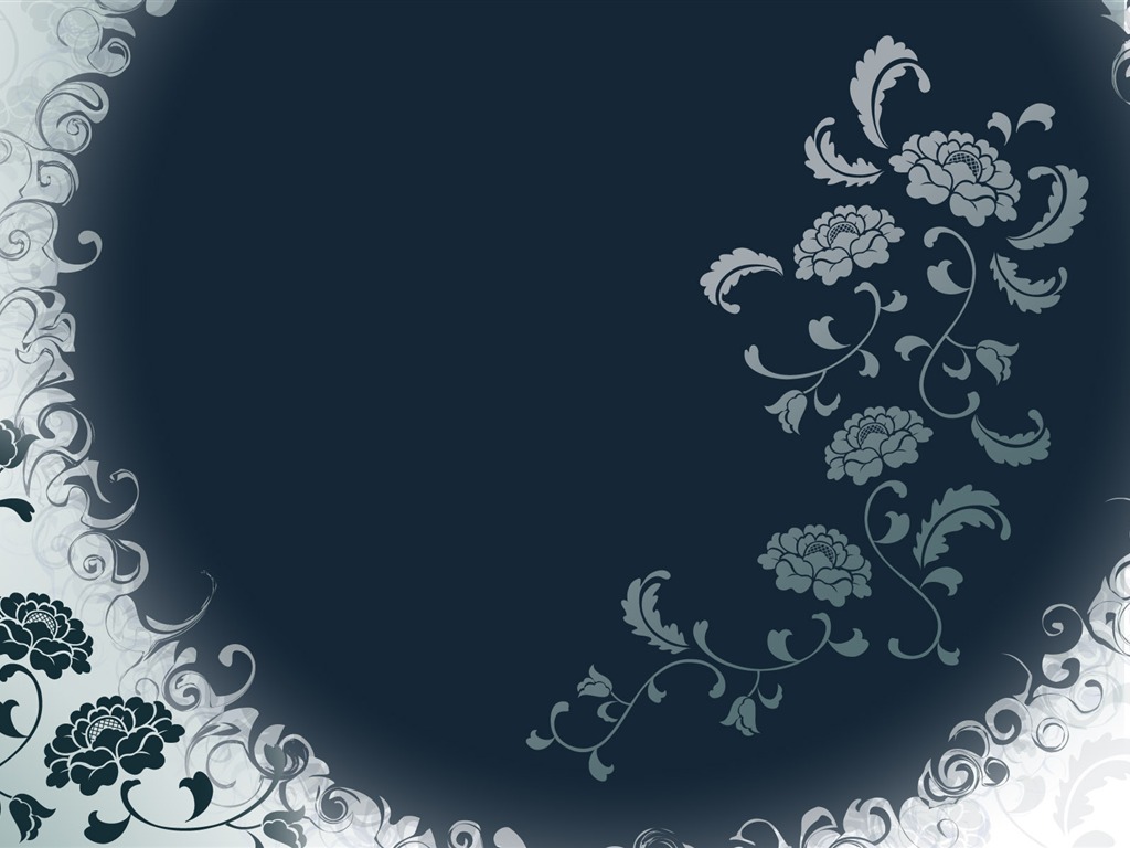 炫彩花紋 壁紙(十) #14 - 1024x768