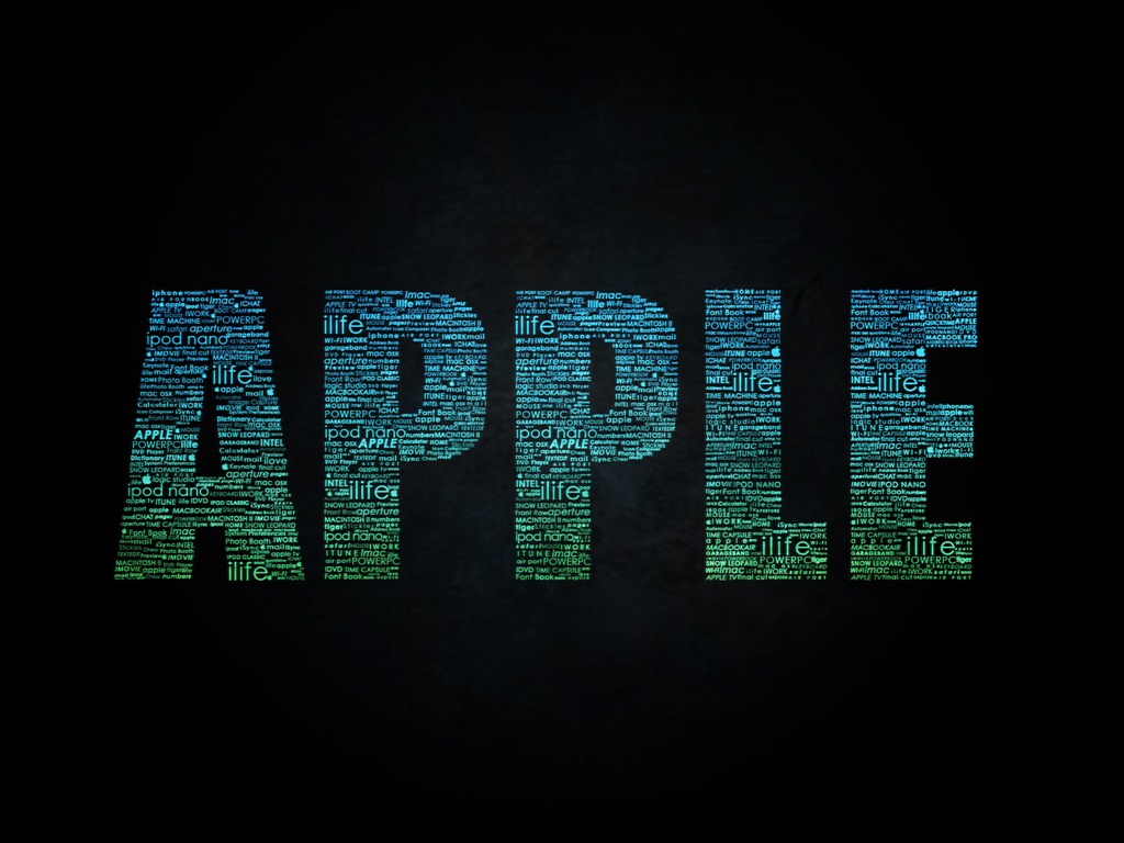 Apple Thema Tapete Album (9) #4 - 1024x768