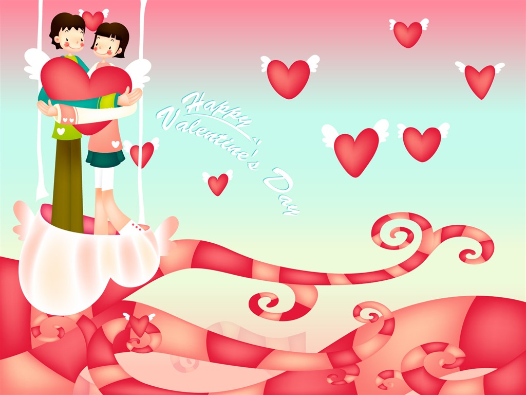 Valentine's Day Vector #11 - 1024x768