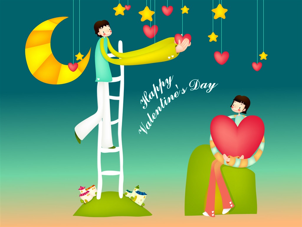 Vector Valentinstag #13 - 1024x768