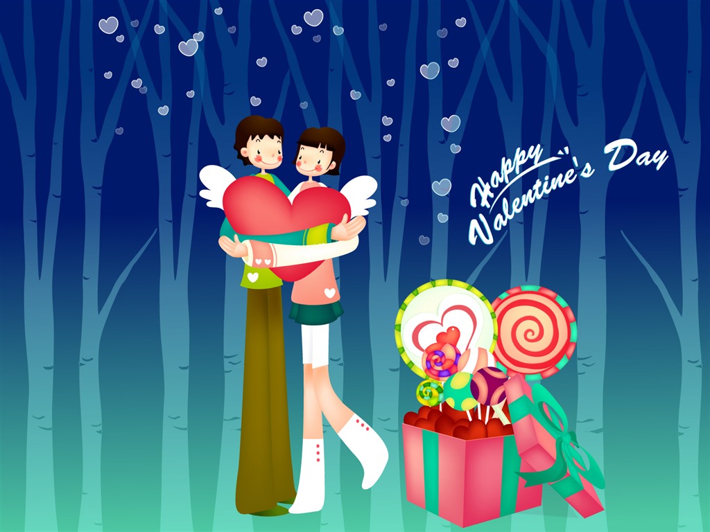 Vector Valentinstag #14 - 1024x768