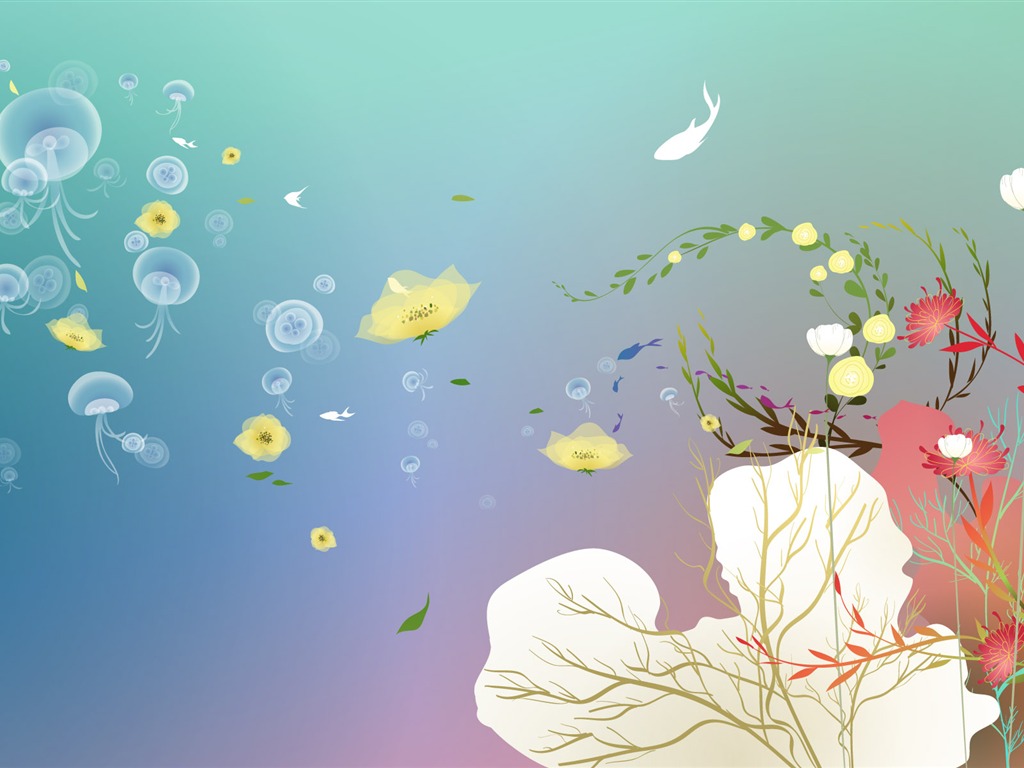 矢量夢幻景色 #13 - 1024x768