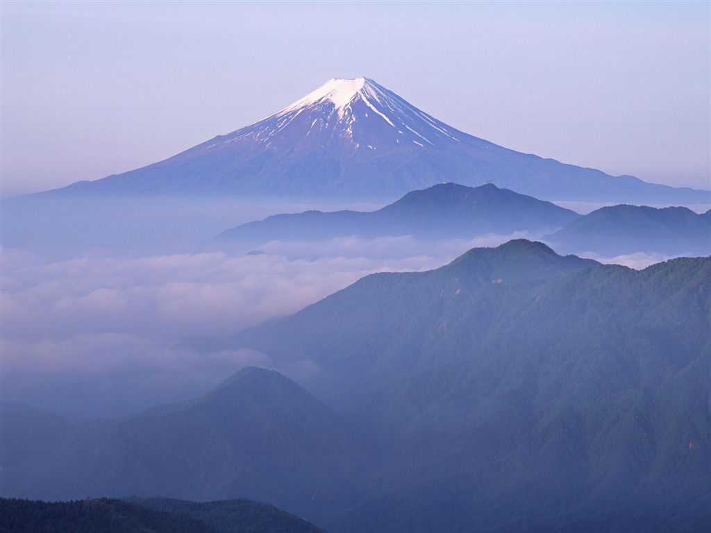 Mount Fuji, Japonsko tapety (1) #19 - 1024x768