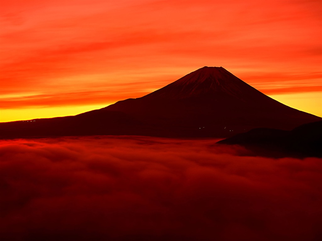 日本富士山 壁纸(二)20 - 1024x768