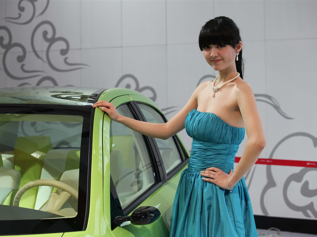2010 Beijing International Auto Show de belleza (1) (el viento persiguiendo las nubes obras) #34 - 1024x768