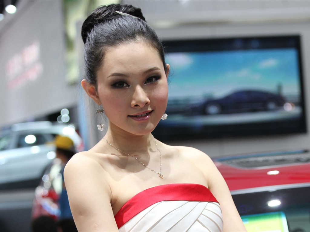 2010 Beijing International Auto Show de beauté (1) (le vent chasse les nuages de travaux) #40 - 1024x768