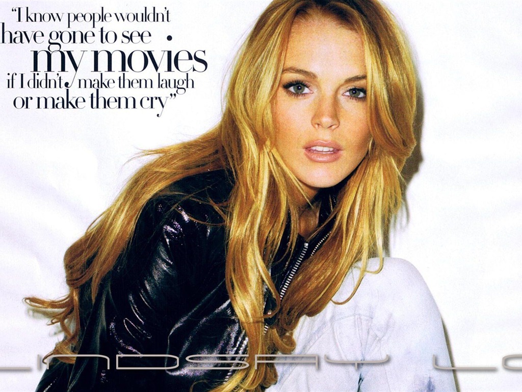 Lindsay Lohan krásná tapeta #19 - 1024x768