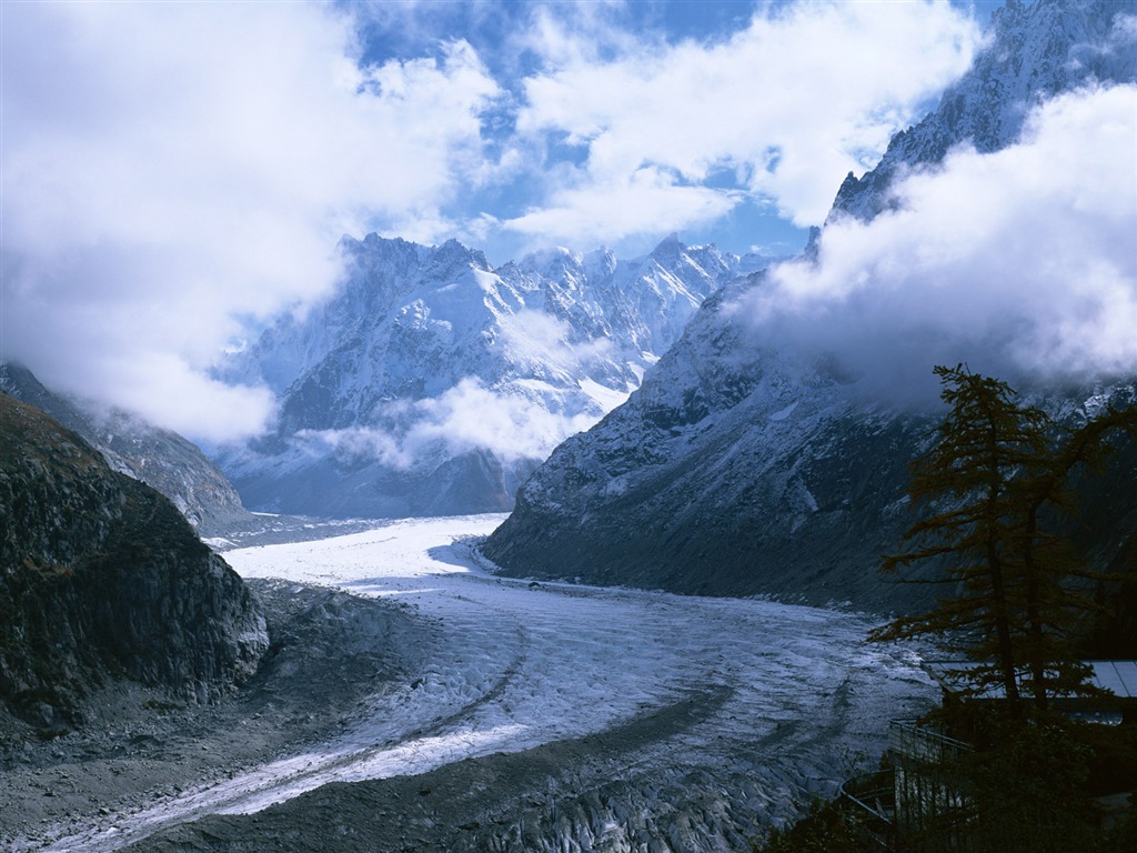 雪山 壁紙(一) #12 - 1024x768