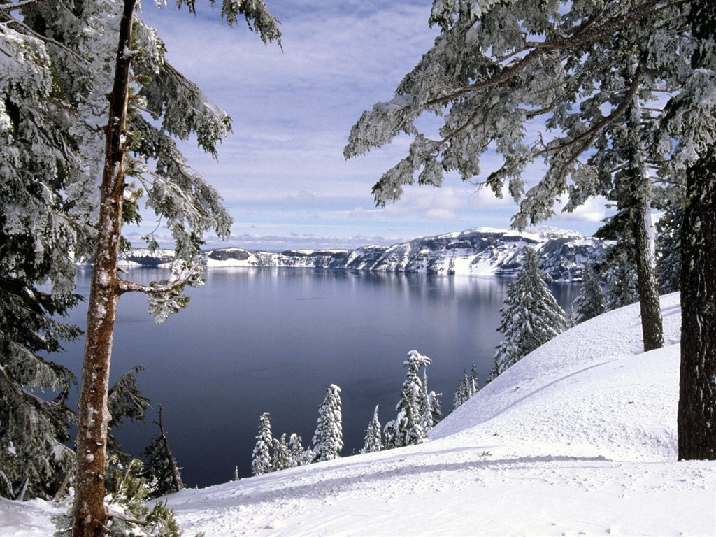 雪山雪景合集 壁紙(一) #3 - 1024x768