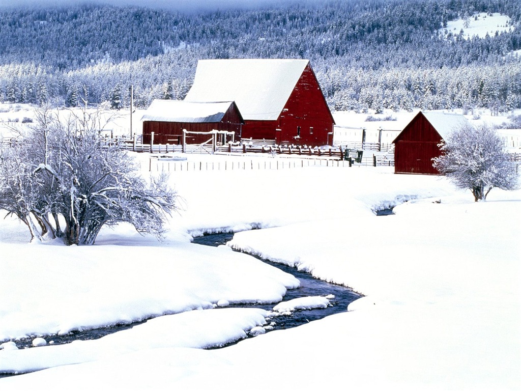雪山雪景合集 壁紙(一) #20 - 1024x768