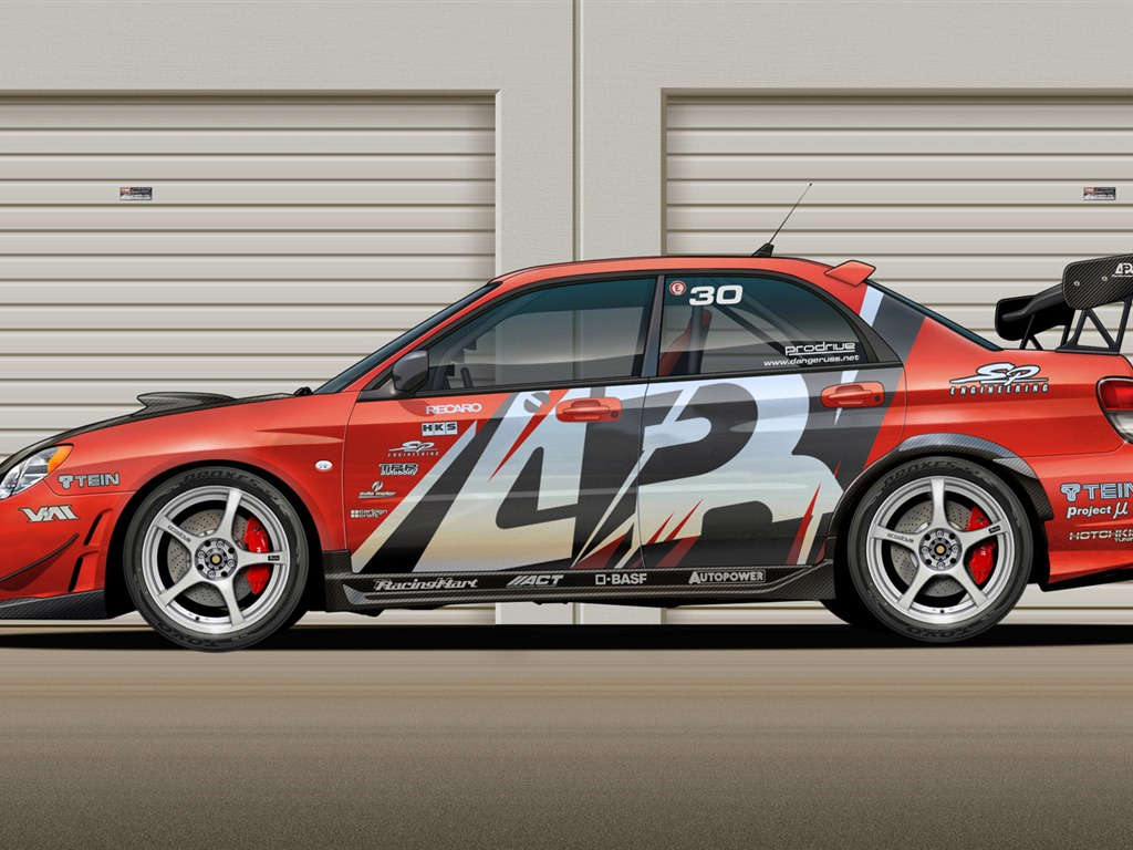 Beautiful wallpaper car draw (1) #6 - 1024x768
