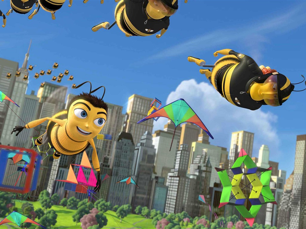 Bee Movie 蜜蜂總動員 高清壁紙 #5 - 1024x768