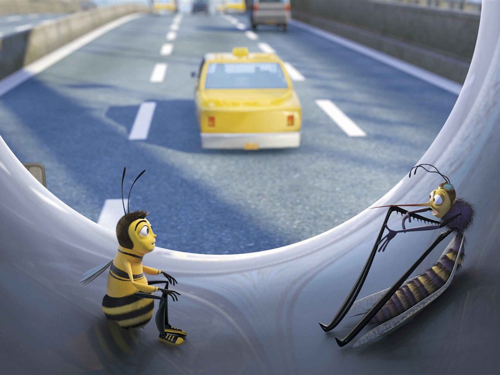 Bee Movie 蜜蜂總動員 高清壁紙 #8 - 1024x768