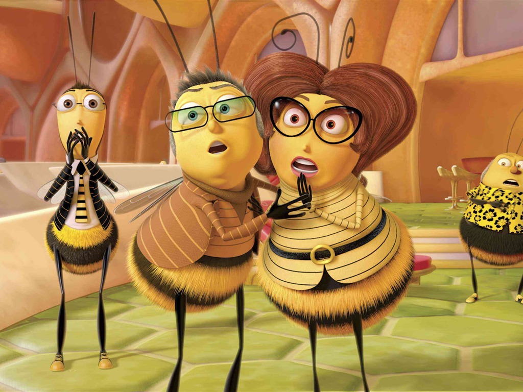 Bee Movie 蜜蜂總動員 高清壁紙 #9 - 1024x768