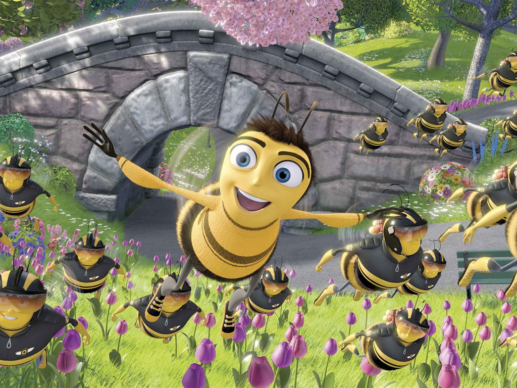 Bee Movie 蜜蜂總動員 高清壁紙 #11 - 1024x768