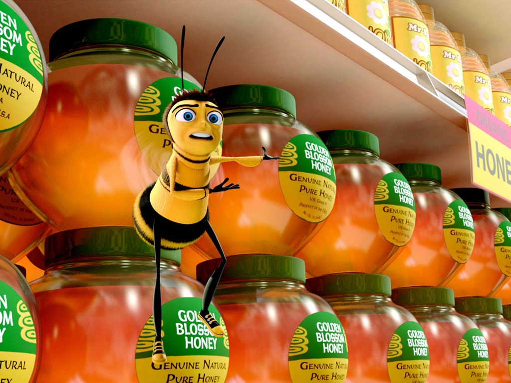 Bee Movie 蜜蜂總動員 高清壁紙 #15 - 1024x768