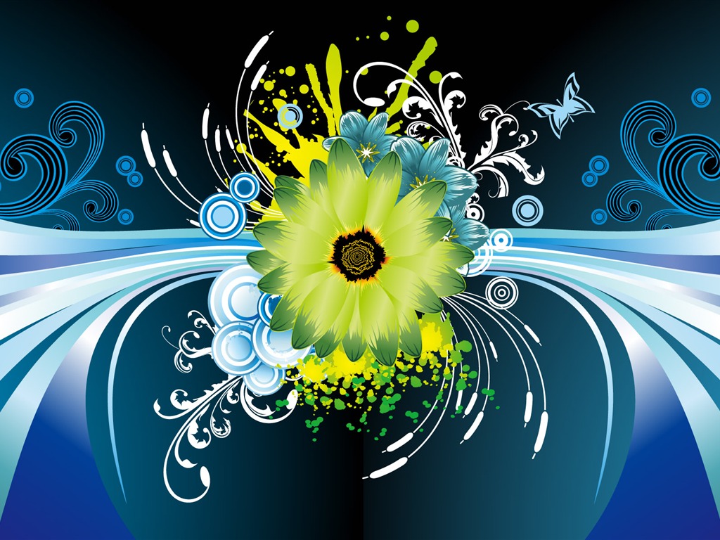 tendencia Widescreen vector fondo de pantalla (1) #16 - 1024x768