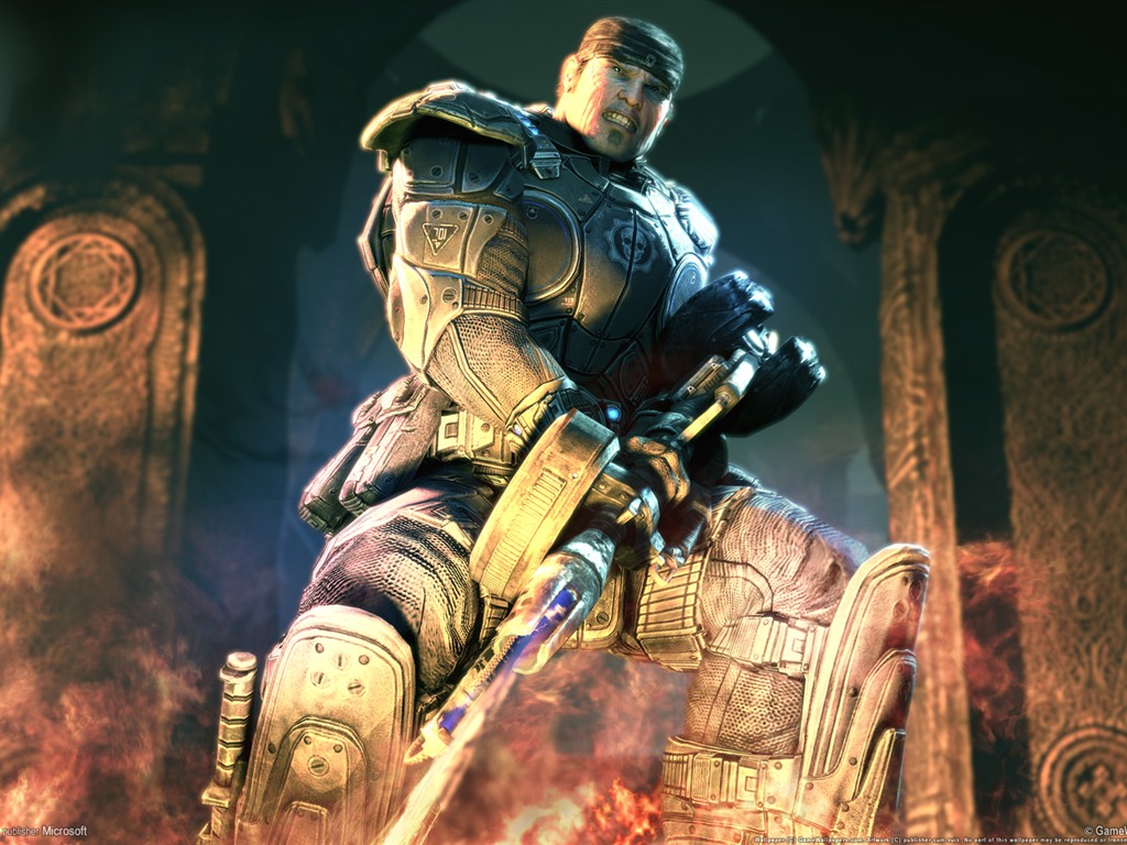Gears Of War 2 戰爭機器2 高清壁紙(一) #2 - 1024x768
