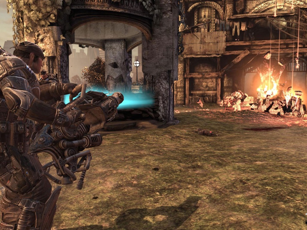 Gears of War 2 HD tapetu (1) #6 - 1024x768