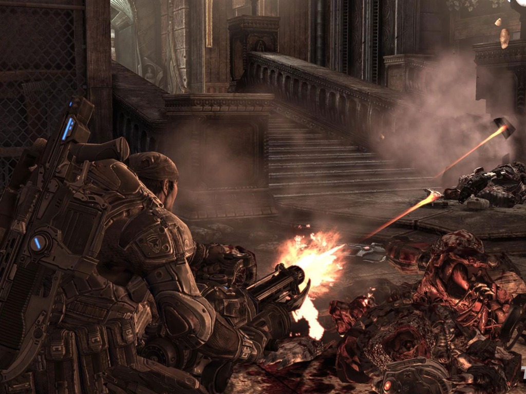 Gears Of War 2 戰爭機器2 高清壁紙(一) #8 - 1024x768