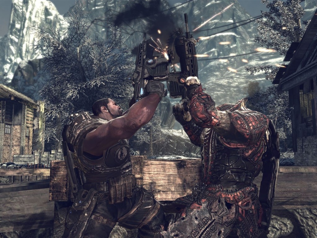 Gears Of War 2 HD wallpaper (1) #17 - 1024x768