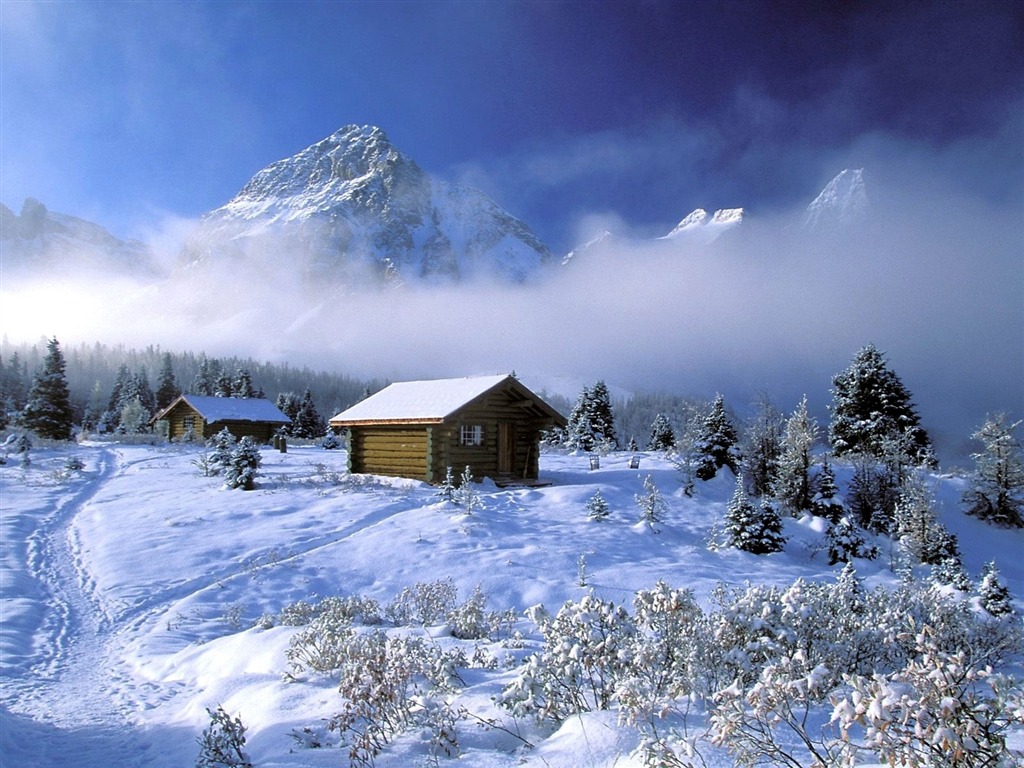 雪山雪景合集 壁紙(二) #1 - 1024x768