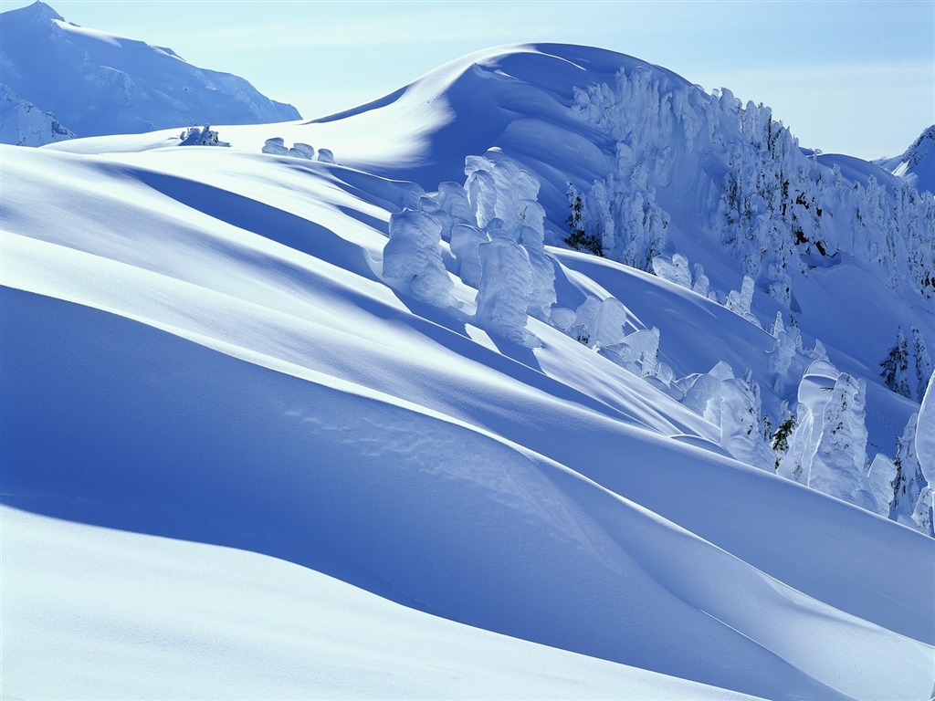 Snow wallpaper collection (2) #11 - 1024x768