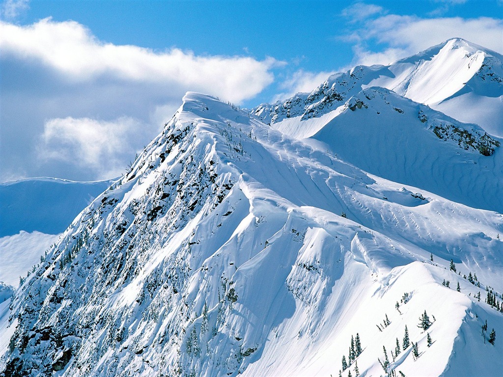 雪山雪景合集 壁紙(二) #16 - 1024x768