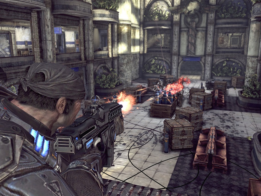 Gears Of War 2 戰爭機器2 高清壁紙(二) #13 - 1024x768