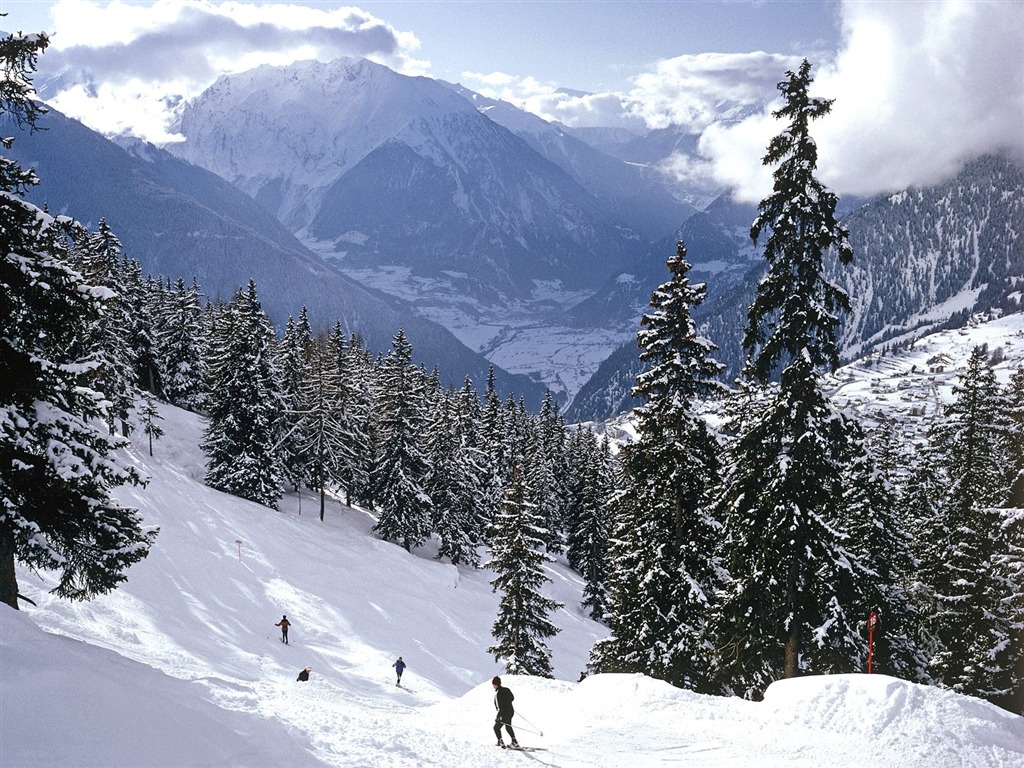 雪山雪景合集 壁紙(三) #16 - 1024x768