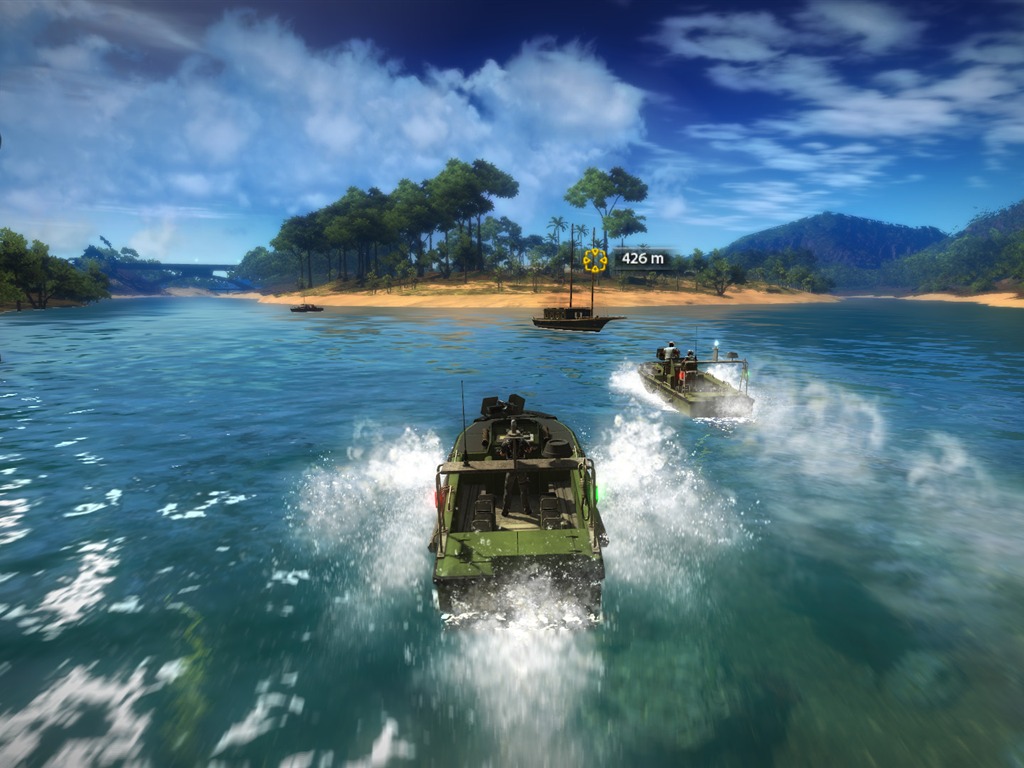 Just Cause 2 HD papel tapiz #10 - 1024x768