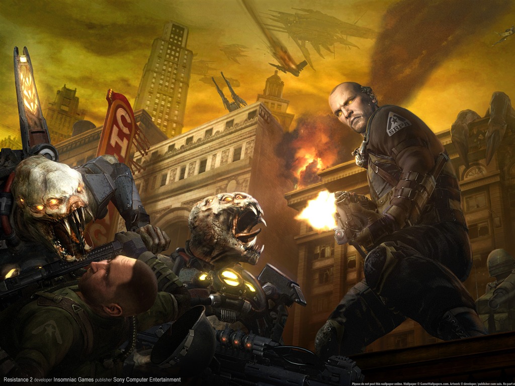 Resistance 2 抵抗 2 高清壁纸8 - 1024x768