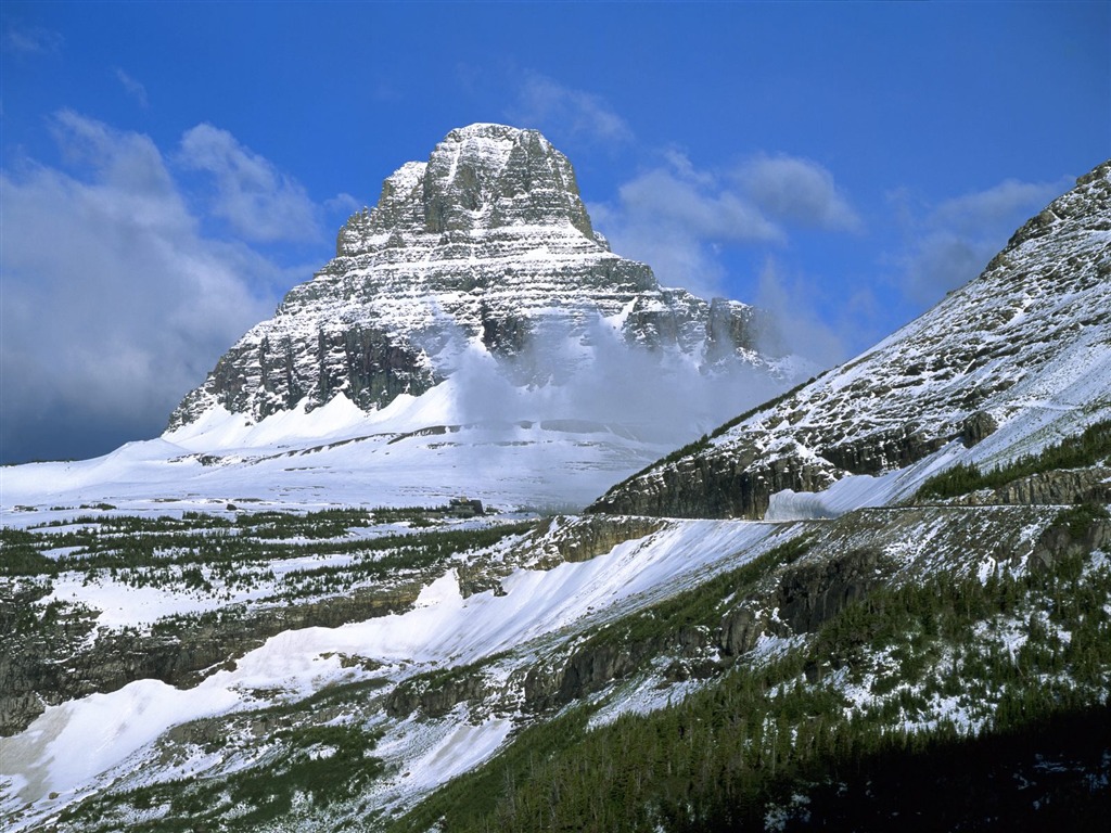 雪山雪景合集 壁纸(四)8 - 1024x768