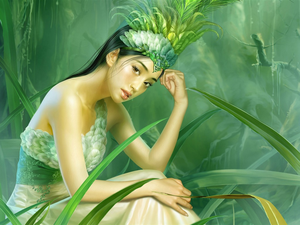 TangYuehui CG作品 高清壁紙 #2 - 1024x768