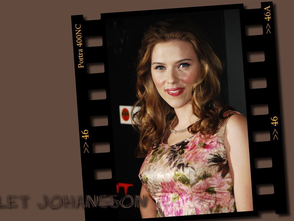 Scarlett Johansson krásná tapeta #2 - 1024x768