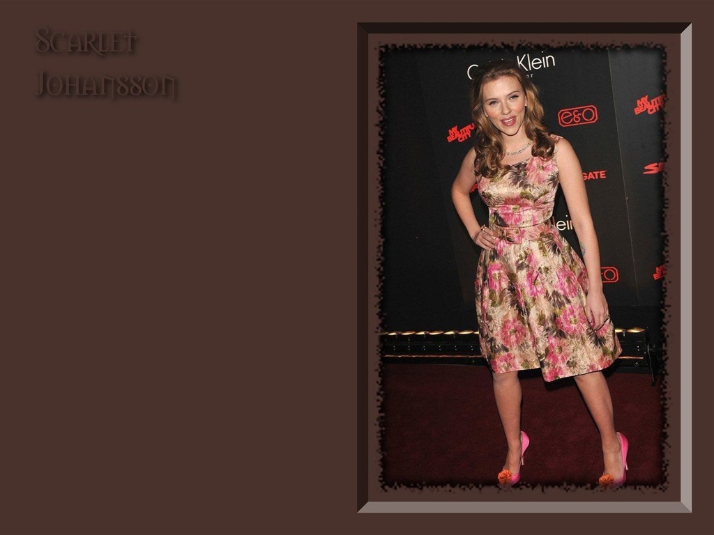 Scarlett Johansson krásná tapeta #3 - 1024x768