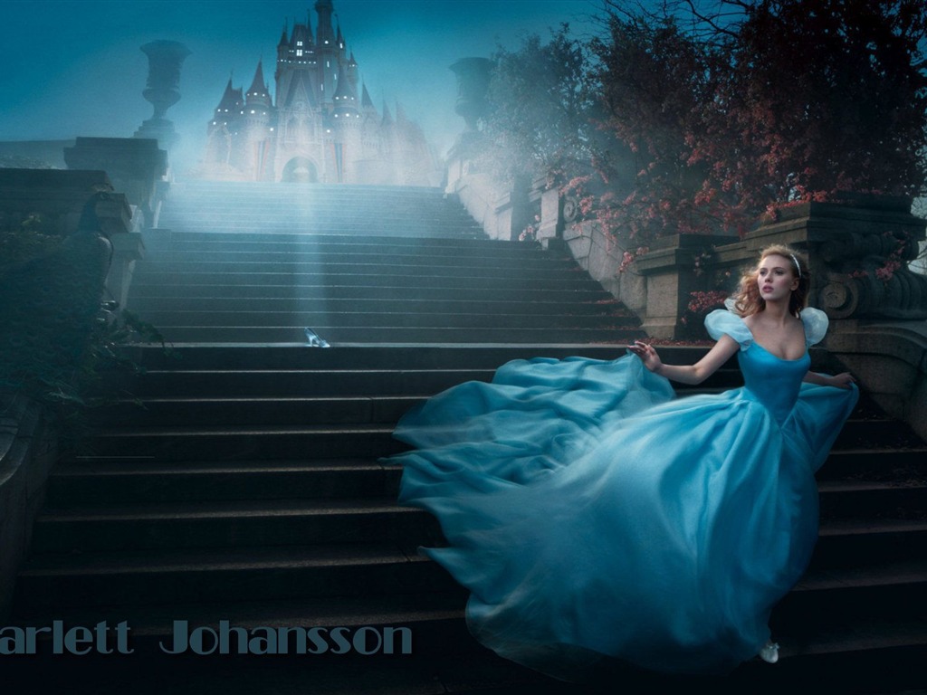 Scarlett Johansson krásná tapeta #20 - 1024x768