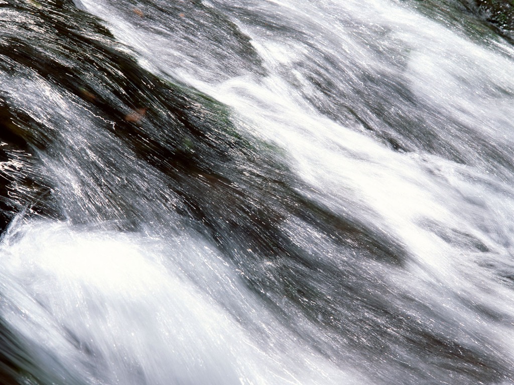 Cascada arroyos fondo de pantalla (1) #9 - 1024x768