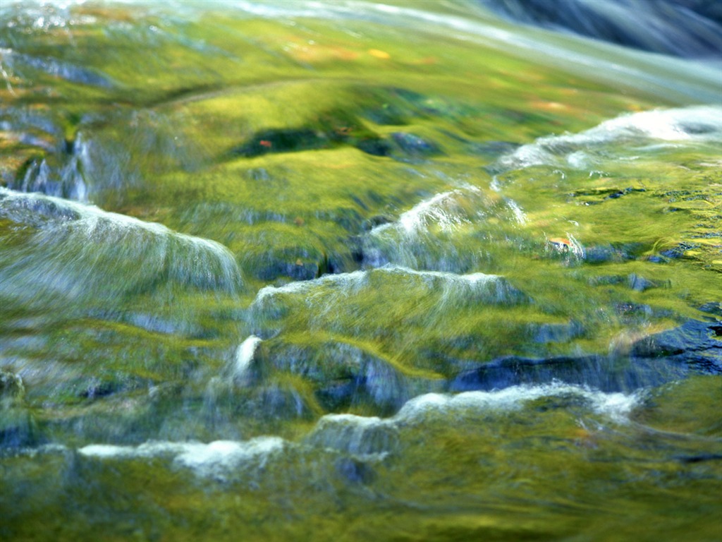 Waterfall streams wallpaper (1) #11 - 1024x768