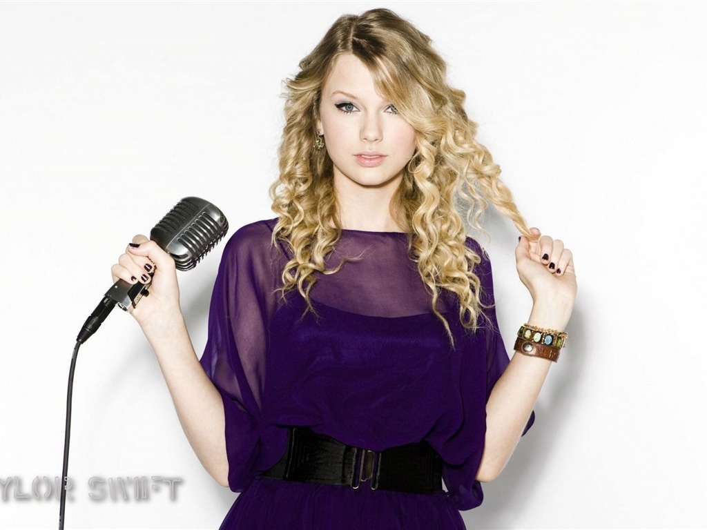 Taylor Swift krásnou tapetu #24 - 1024x768