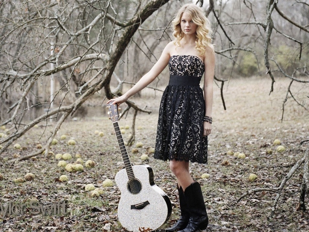 Taylor Swift krásnou tapetu #36 - 1024x768