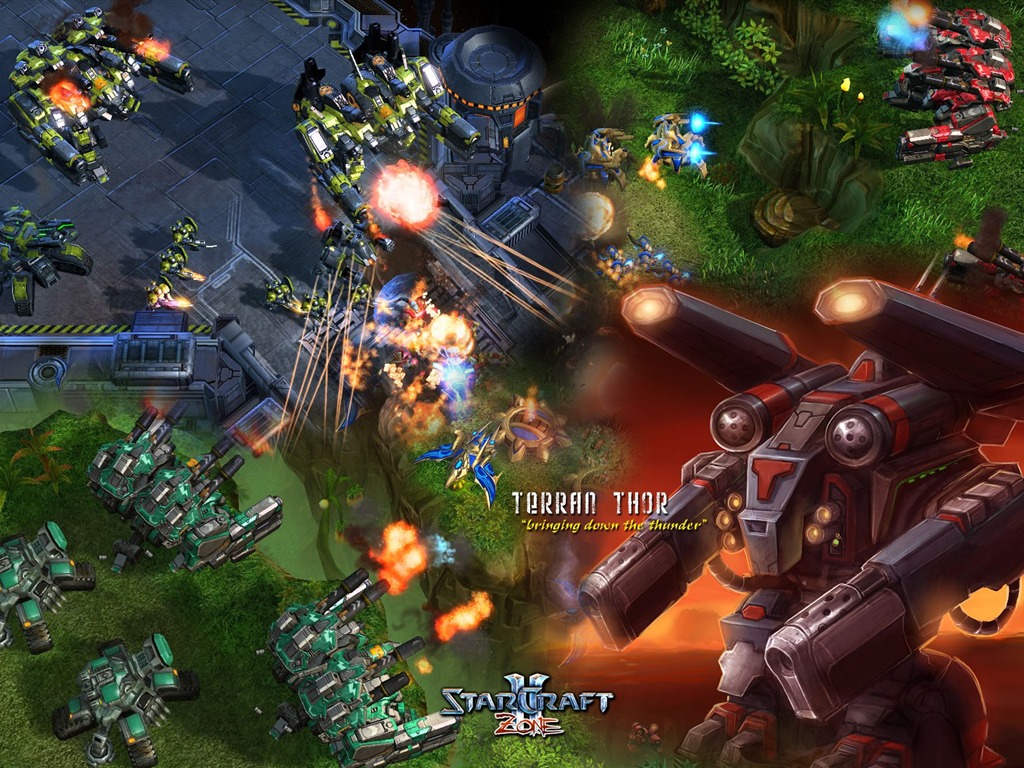 StarCraft 2 HD papel tapiz #17 - 1024x768