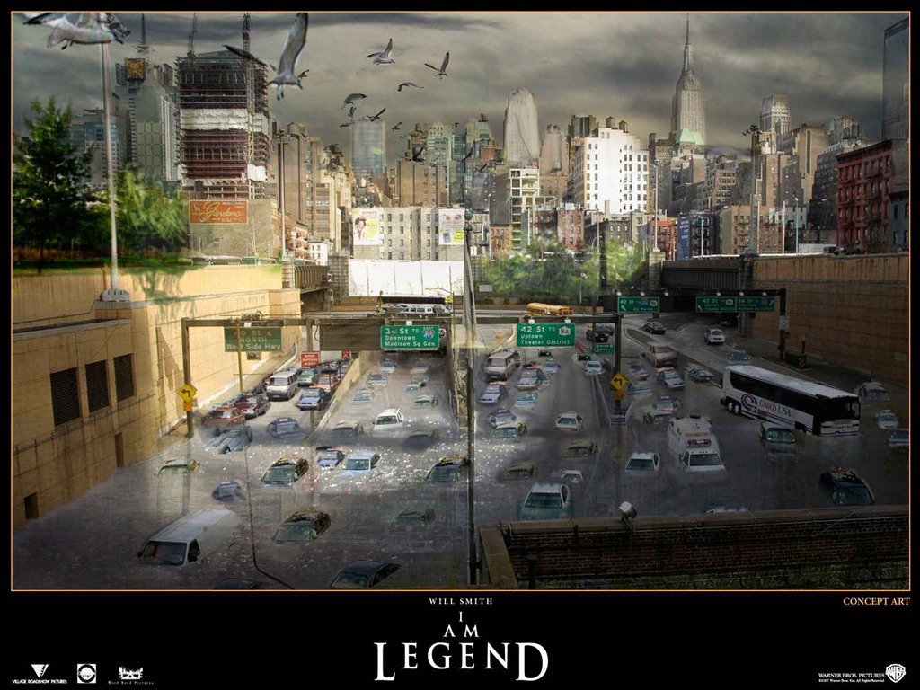 I Am Legend 我是傳奇 高清壁紙 #23 - 1024x768